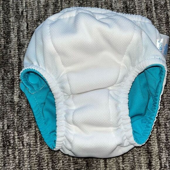 I Play Baby Size 12 Months Reusable Swim Aqua Blue Infant Ocean Beach - Picture 3 of 3